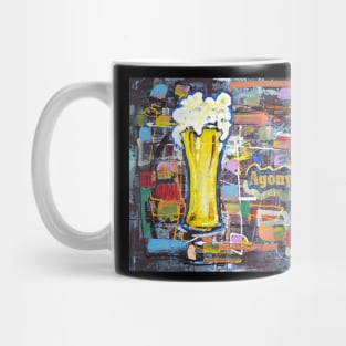 Pop-art Abstract Beer Alcohol Agony 202 Mug
